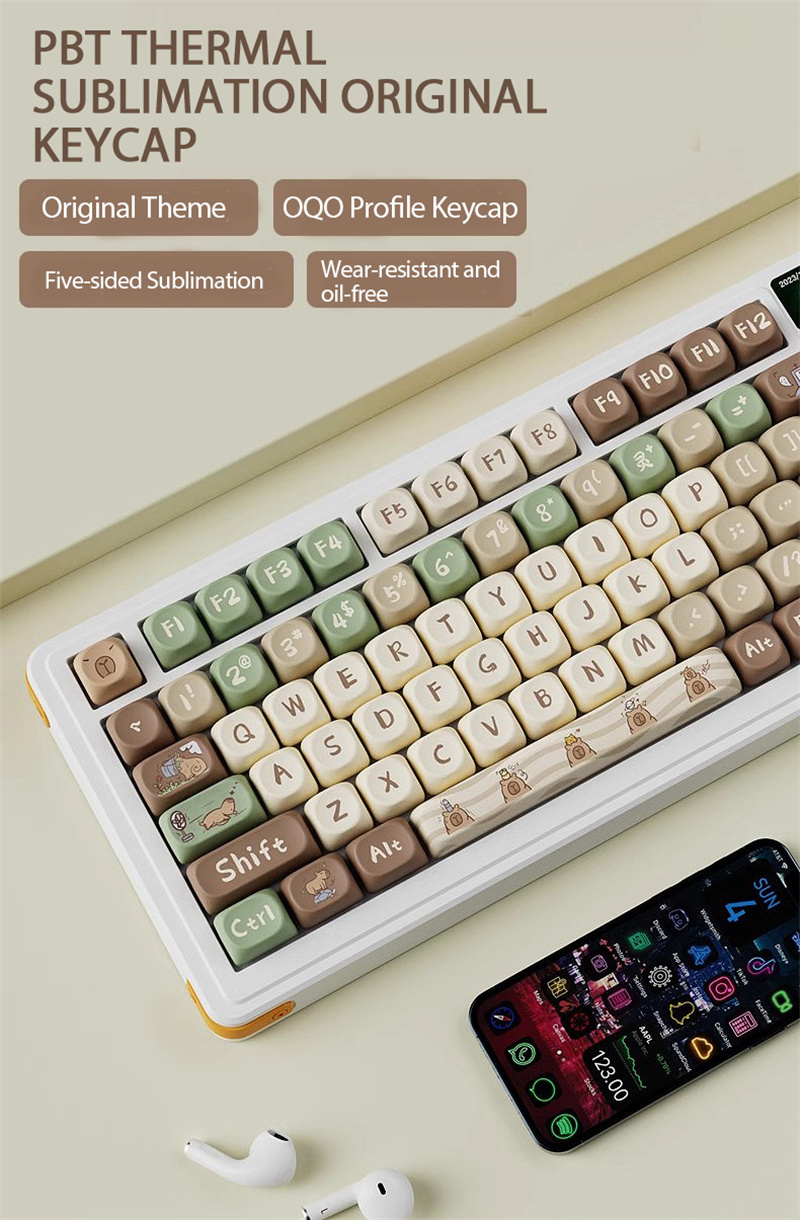 131-Tasten-Leistungsdonkey-PBT-Keycap-Set-OQO-Profil-Fuumlnfseitige-Sublimation-Anpassbare-Keycaps-f-2007516-3